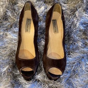 ZIGI New York - Brown suede peep toe